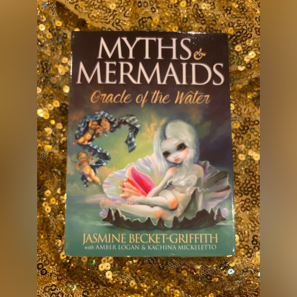 MYTHS & MERMAIDS Oracle Of The Water 42-Card Deck W/NWOT Velvet DREAMS Journal - Picture 3 of 14